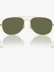 RAY-BAN Bain Bridge Unisex Altın Rengi Güneş Gözlüğü RAY-BAN Bain Bridge Unisex Altın Rengi Güneş Gözlüğü