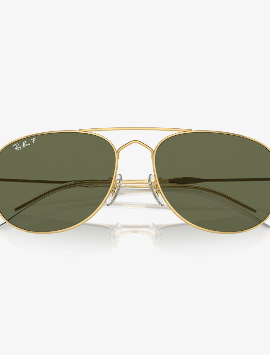 RAY-BAN Bain Bridge Unisex Altın Rengi Güneş Gözlüğü RAY-BAN Bain Bridge Unisex Altın Rengi Güneş Gözlüğü