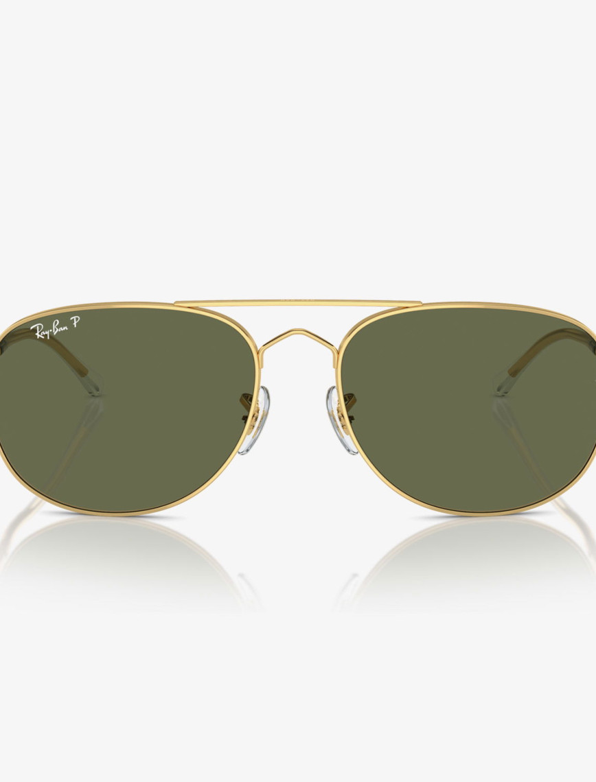 RAY-BAN Bain Bridge Unisex Altın Rengi Güneş Gözlüğü RAY-BAN Bain Bridge Unisex Altın Rengi Güneş Gözlüğü