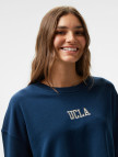 Ucla Olvera Nakışlı Kadın Lacivert Bisiklet Yaka Sweatshirt Ucla Olvera Nakışlı Kadın Lacivert Bisiklet Yaka Sweatshirt