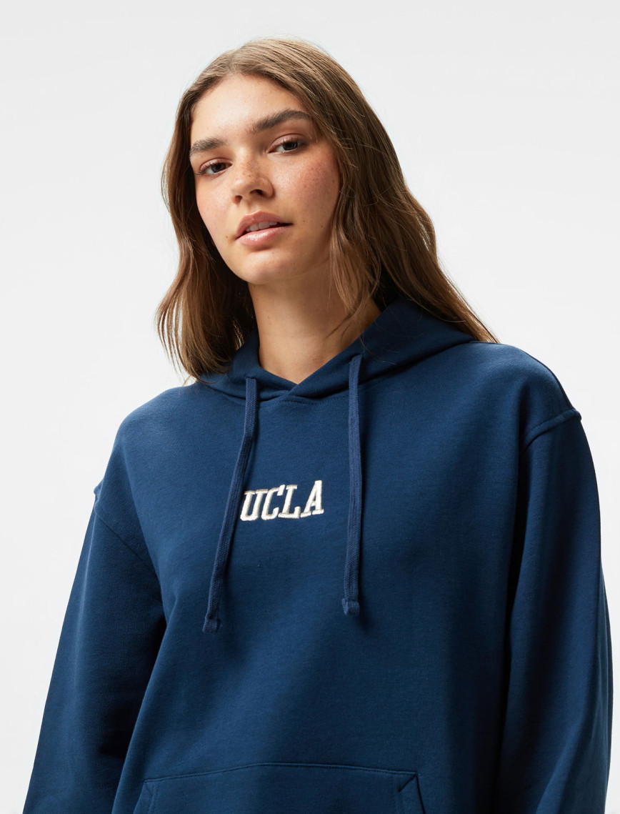 Ucla Jess Nakışlı Kadın Lacivert Kapüşonlu Sweatshirt Ucla Jess Nakışlı Kadın Lacivert Kapüşonlu Sweatshirt
