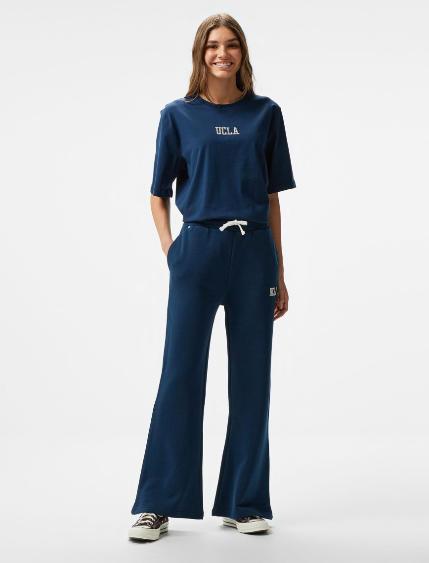 Ucla Daphne Nakışlı Kadın Lacivert Eşofman Altı Ucla Daphne Nakışlı Kadın Lacivert Eşofman Altı