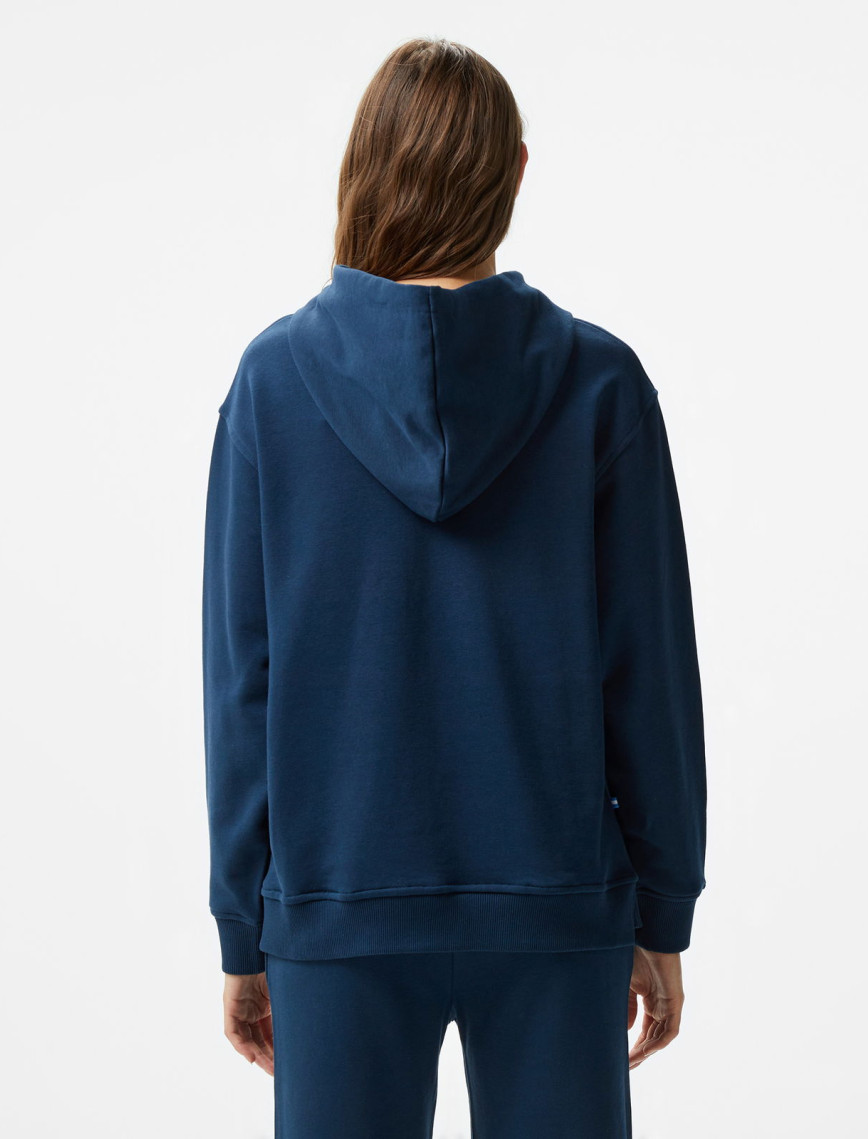 Ucla Jess Nakışlı Kadın Lacivert Kapüşonlu Sweatshirt Ucla Jess Nakışlı Kadın Lacivert Kapüşonlu Sweatshirt