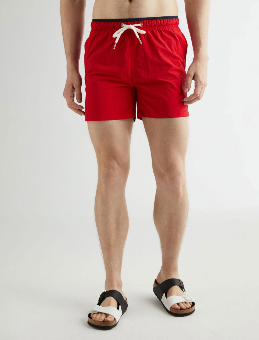 GANT Erkek Kırmızı Regular Fit Mayo Şort GANT Erkek Kırmızı Regular Fit Mayo Şort