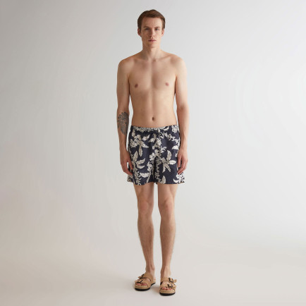 GANT Erkek Lacivert Regular Fit Desenli Mayo Şort GANT Erkek Lacivert Regular Fit Desenli Mayo Şort