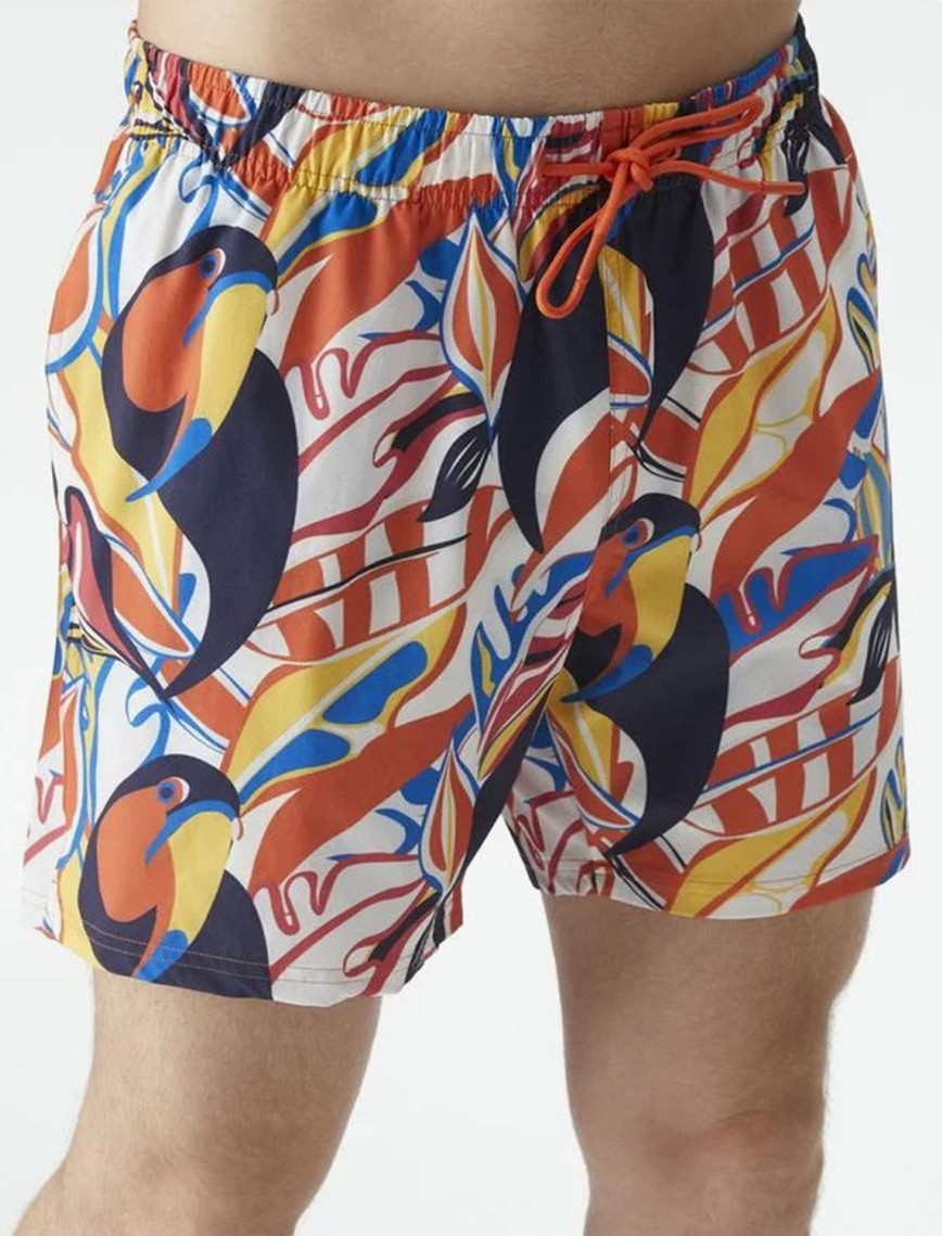 Nautica Erkek Turuncu Standart Fit Mayo Şort Nautica Erkek Turuncu Standart Fit Mayo Şort