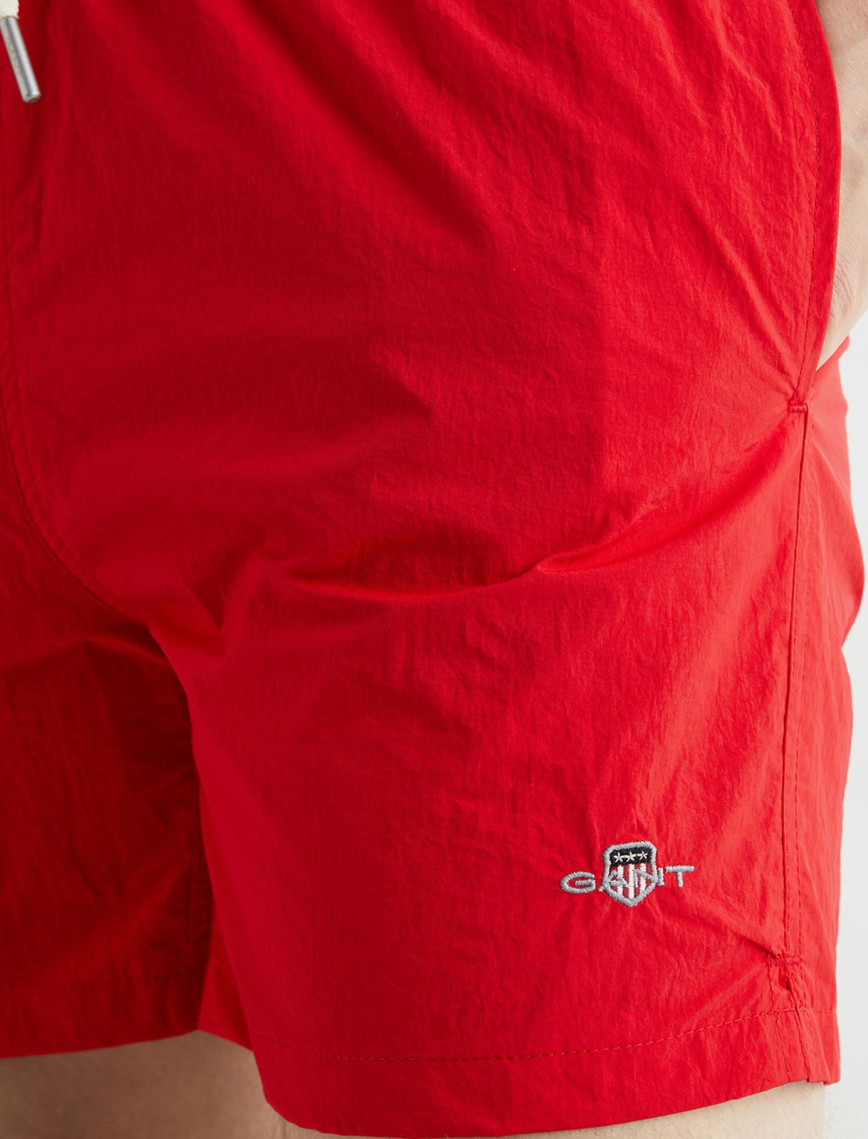GANT Erkek Kırmızı Regular Fit Mayo Şort GANT Erkek Kırmızı Regular Fit Mayo Şort