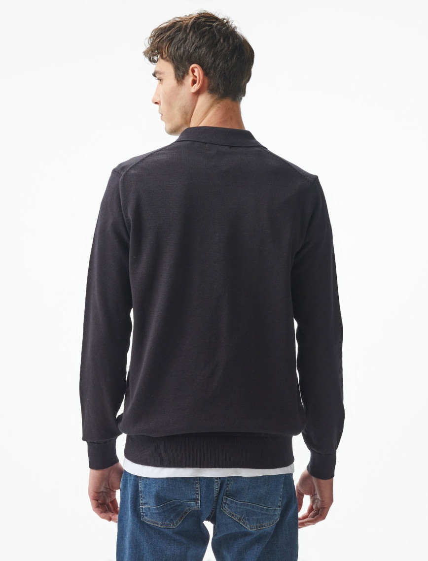 Nautica Erkek Siyah Regular Fit Triko Nautica Erkek Siyah Regular Fit Triko