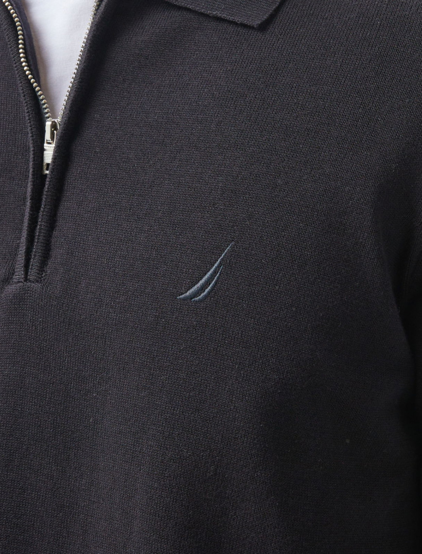 Nautica Erkek Siyah Regular Fit Triko Nautica Erkek Siyah Regular Fit Triko
