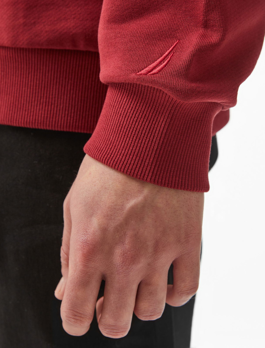 Nautica Erkek Bordo Regular Fit Sweatshirt Nautica Erkek Bordo Regular Fit Sweatshirt