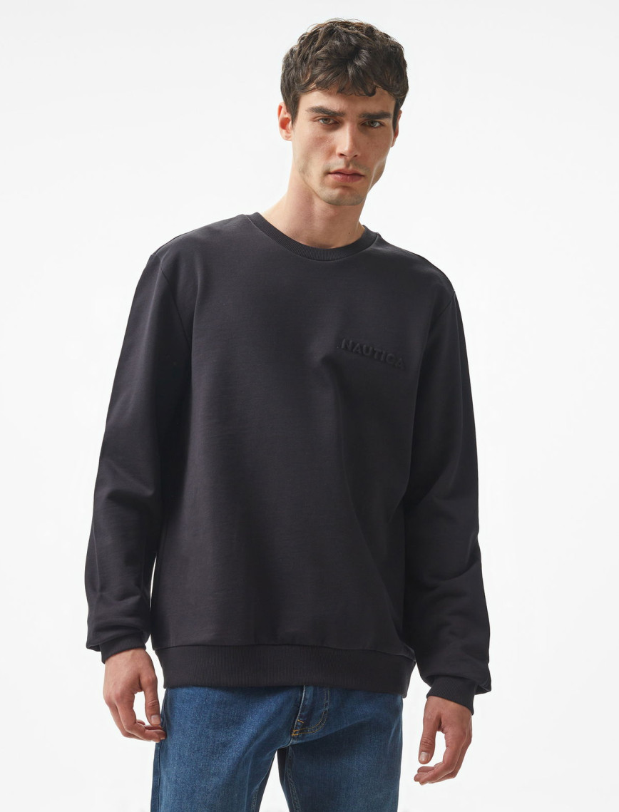 Nautica Erkek Siyah Regular Fit Sweatshirt Nautica Erkek Siyah Regular Fit Sweatshirt