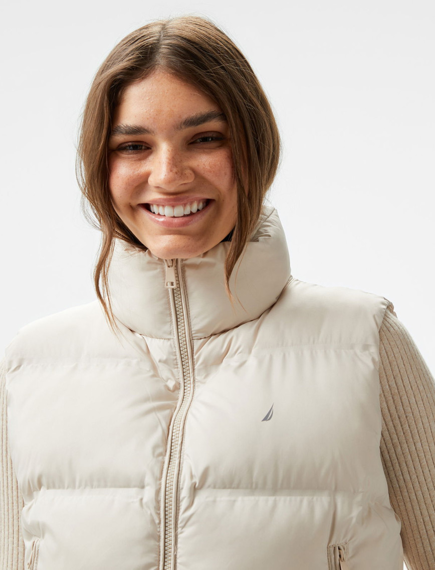 Nautica Kadın Kırık Beyaz Şişme Yelek Nautica Kadın Kırık Beyaz Şişme Yelek