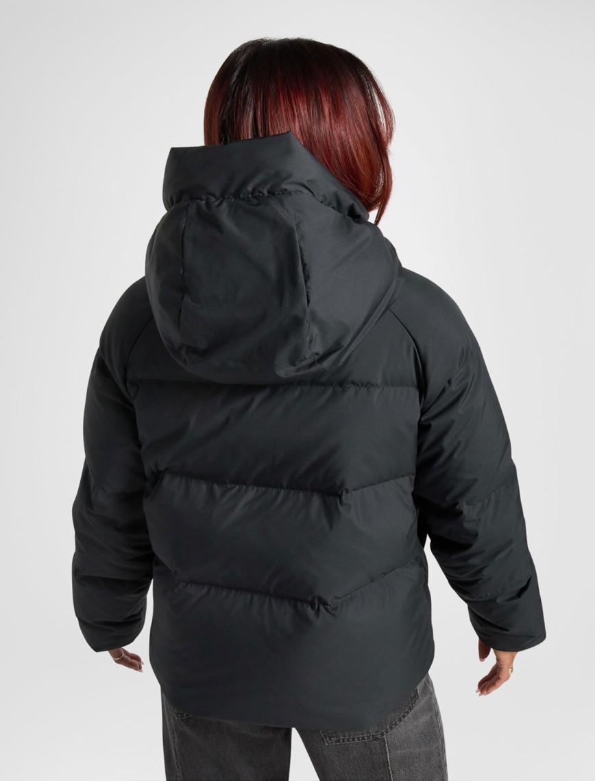 Converse Kadın Kapüşonlu Siyah Şişme Mont Converse Kadın Kapüşonlu Siyah Şişme Mont