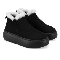 Jessia Siyah Kadın Süet Bot Jessia Siyah Kadın Süet Bot