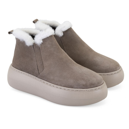 Jessia Bej Kadın Süet Bot Jessia Bej Kadın Süet Bot