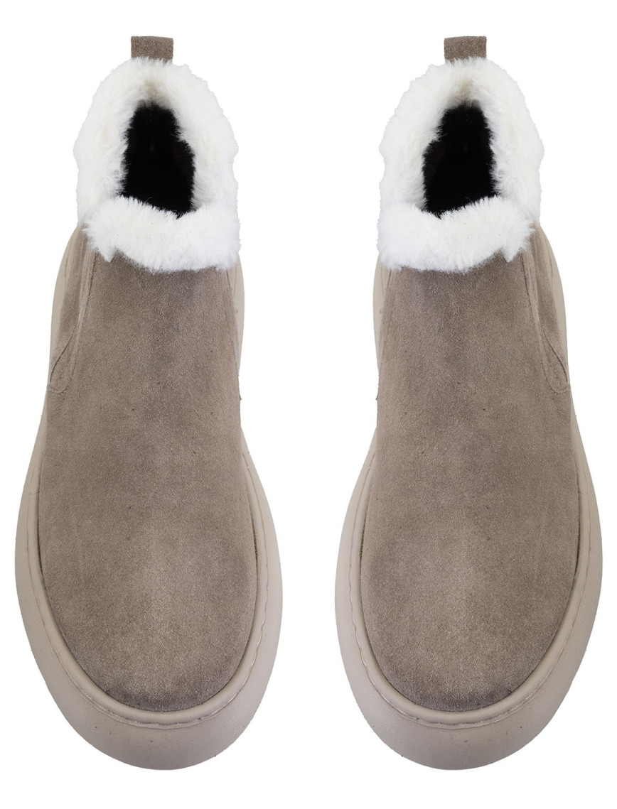 Jessia Bej Kadın Süet Bot Jessia Bej Kadın Süet Bot