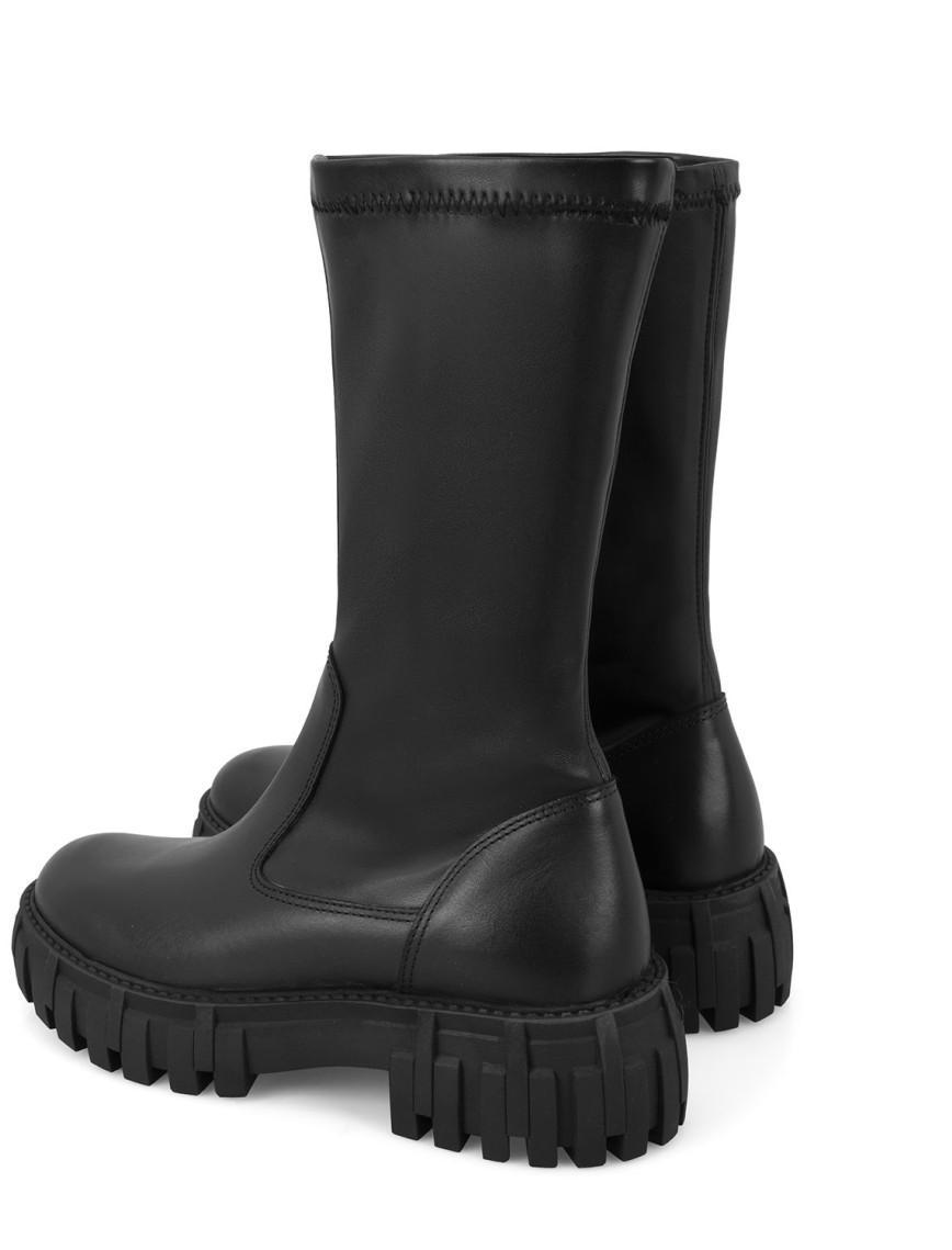 Kadın Siyah Deri Bot Kadın Siyah Deri Bot