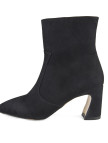 Kadın Siyah Topuklu Süet Bot Kadın Siyah Topuklu Süet Bot