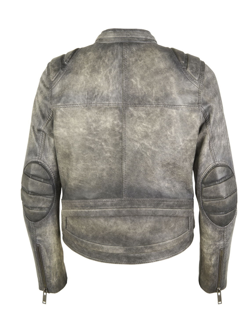 Yulia Gri Kadın Deri Mont Yulia Gri Kadın Deri Mont