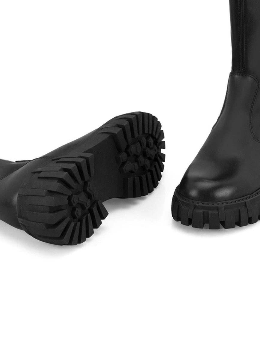 Kadın Siyah Deri Bot Kadın Siyah Deri Bot