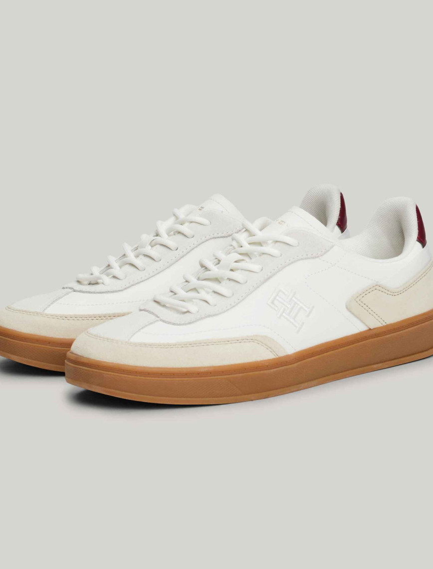 Tommy Hilfiger Heritage Court Kadın Bej Spor Ayakkabı Tommy Hilfiger Heritage Court Kadın Bej Spor Ayakkabı