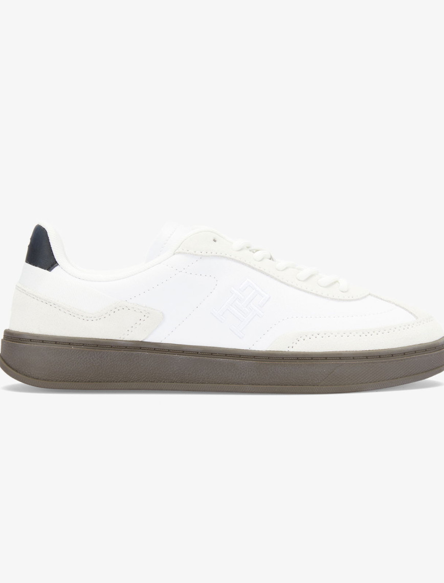 Tommy Hilfiger Heritage Court Kadın Bej Spor Ayakkabı Tommy Hilfiger Heritage Court Kadın Bej Spor Ayakkabı