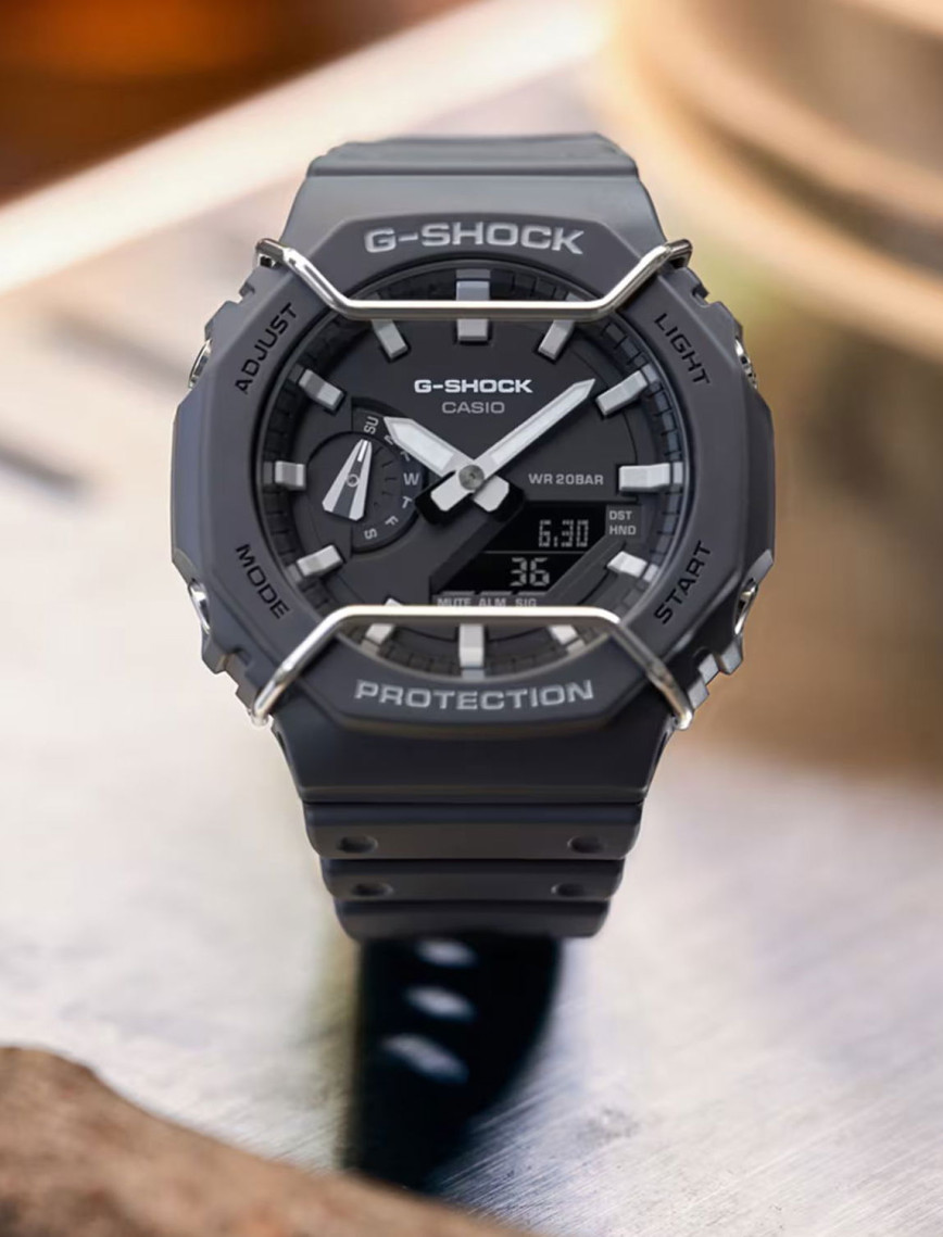 Casio Ga-2100pts-8adr Kol Saati Erkek Gri Saat Casio Ga-2100pts-8adr Kol Saati Erkek Gri Saat