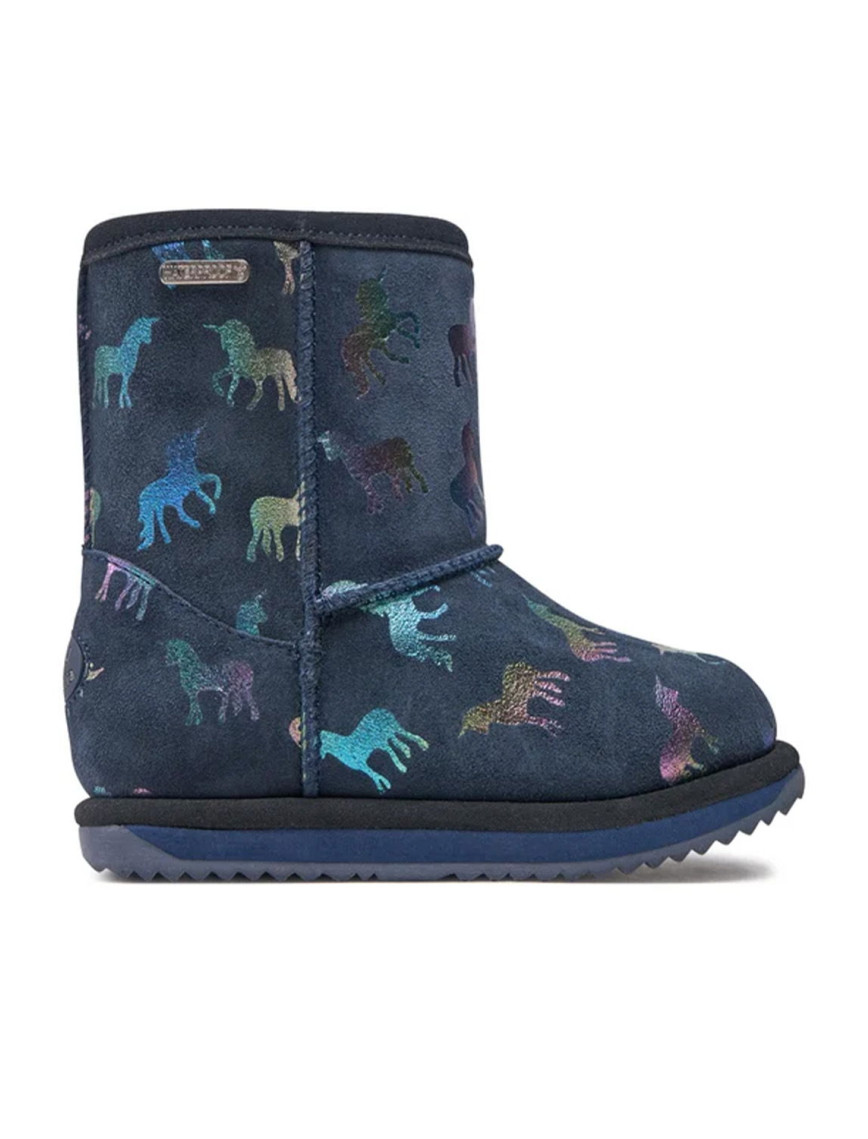 Emu Australia Rainbow Unicorn Brumby Unisex Çocuk Siyah Bot Emu Australia Rainbow Unicorn Brumby Unisex Çocuk Siyah Bot