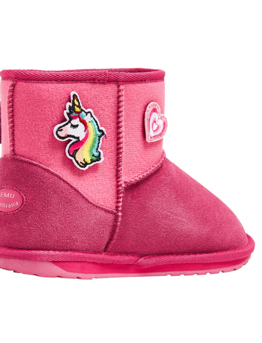 Emu Australia Wallaby Mini Play Unisex Çocuk Pembe Bot Emu Australia Wallaby Mini Play Unisex Çocuk Pembe Bot