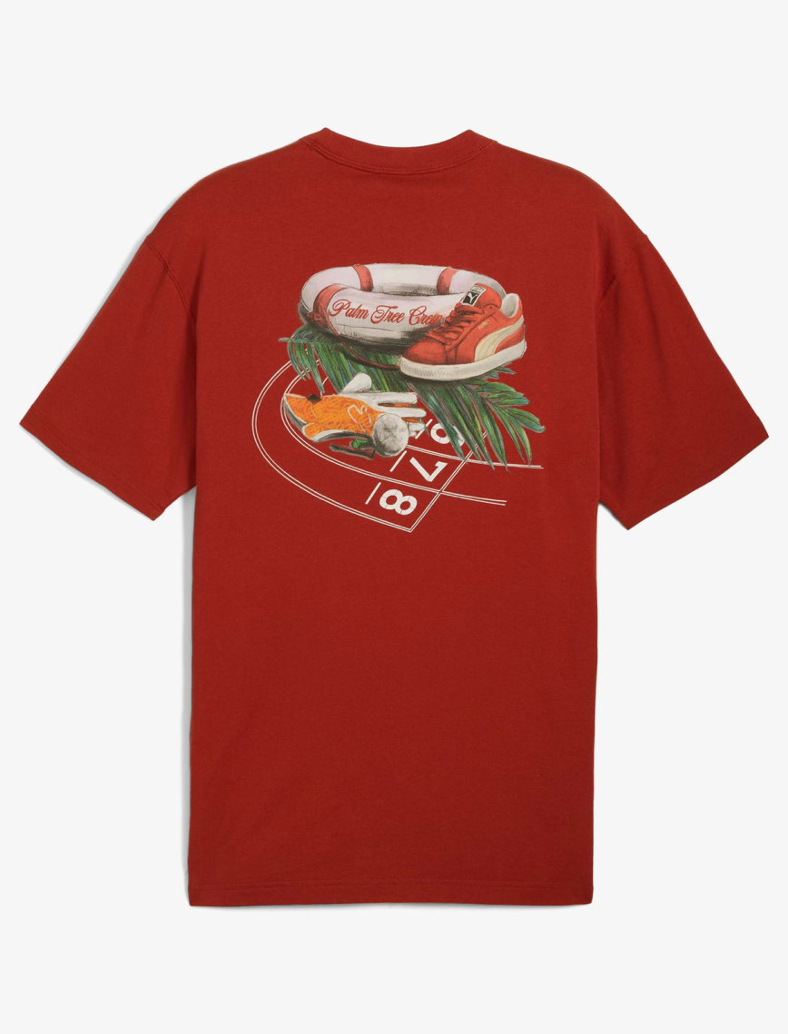 Puma X Ptc Graphic Unisex Kırmızı T-Shirt Puma X Ptc Graphic Unisex Kırmızı T-Shirt