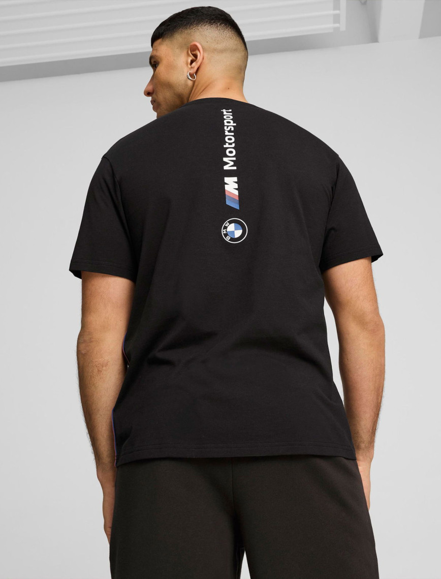 Puma Bmw Mms New Ess Logo Erkek Siyah T-Shirt