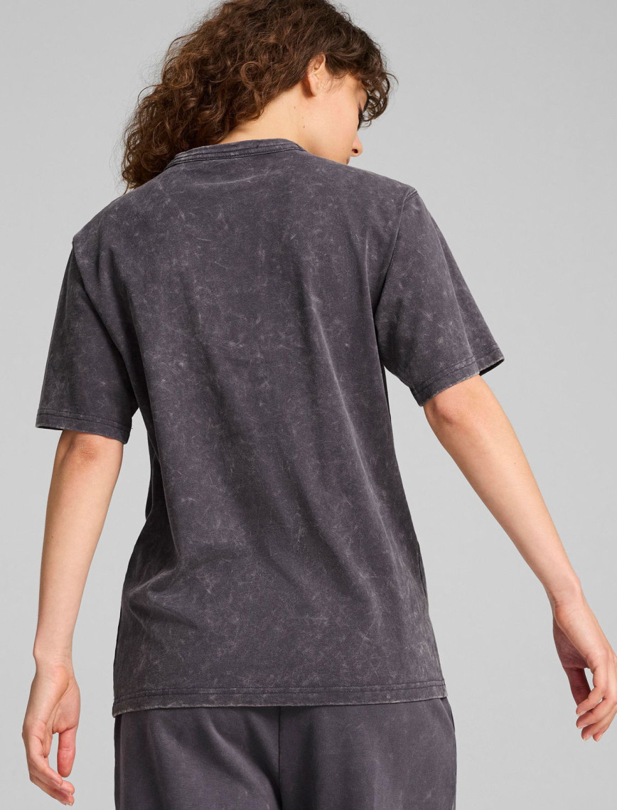 Puma Dare To Relaxed Washed Kadın Gri T-Shirt Puma Dare To Relaxed Washed Kadın Gri T-Shirt