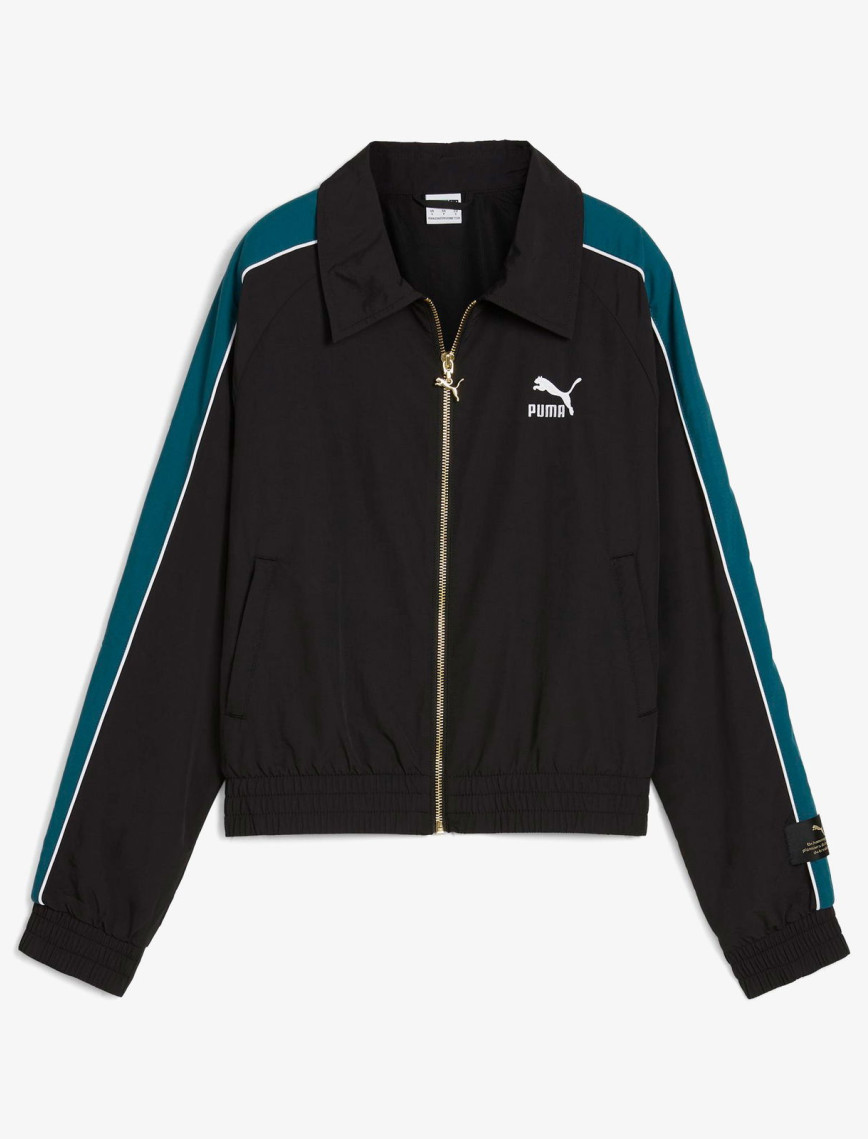 Puma T7 Track Kadın Siyah Eşofman Üstü Puma T7 Track Kadın Siyah Eşofman Üstü