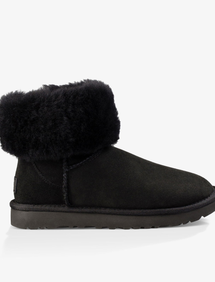 UGG Classic Short II Kadın Siyah Bot UGG Classic Short II Kadın Siyah Bot