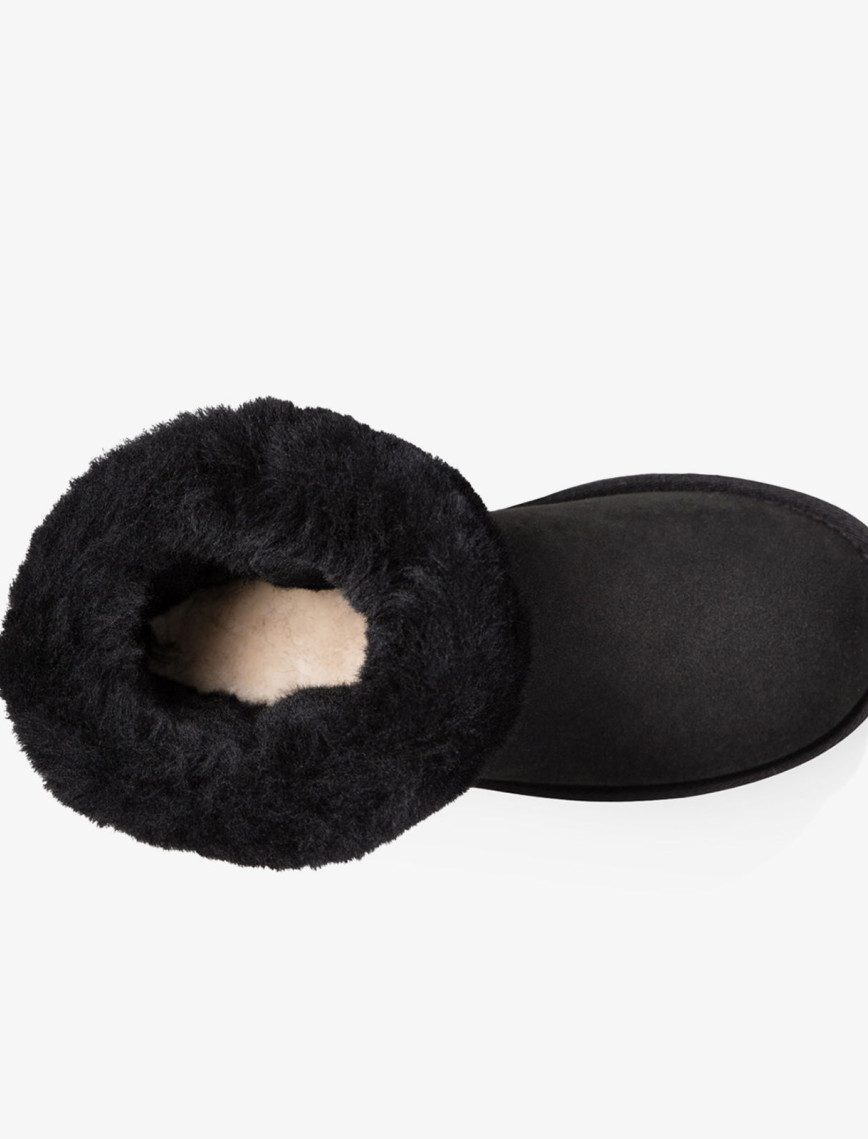 UGG Classic Short II Kadın Siyah Bot UGG Classic Short II Kadın Siyah Bot