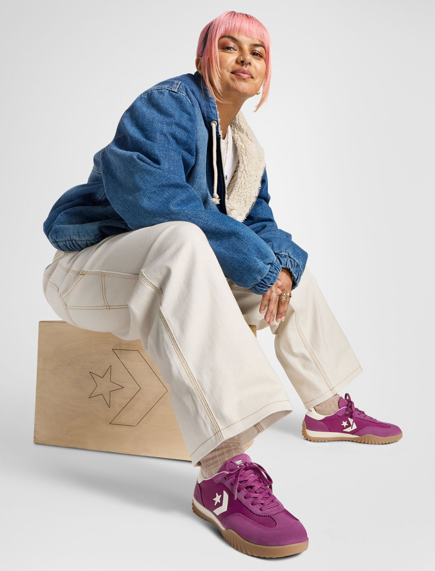 Converse Run Star Trainer Unisex Mor Sneaker Converse Run Star Trainer Unisex Mor Sneaker