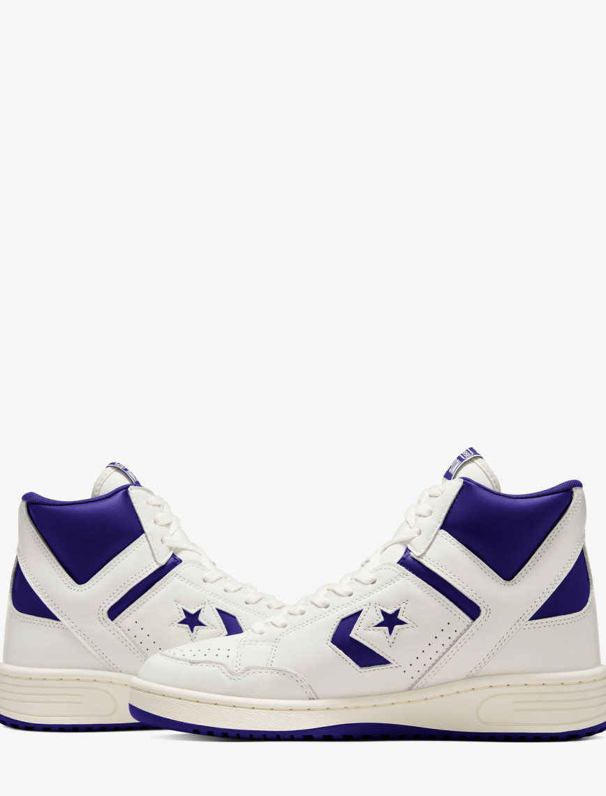 Converse Weapon Unisex Mor Deri Sneaker Converse Weapon Unisex Mor Deri Sneaker