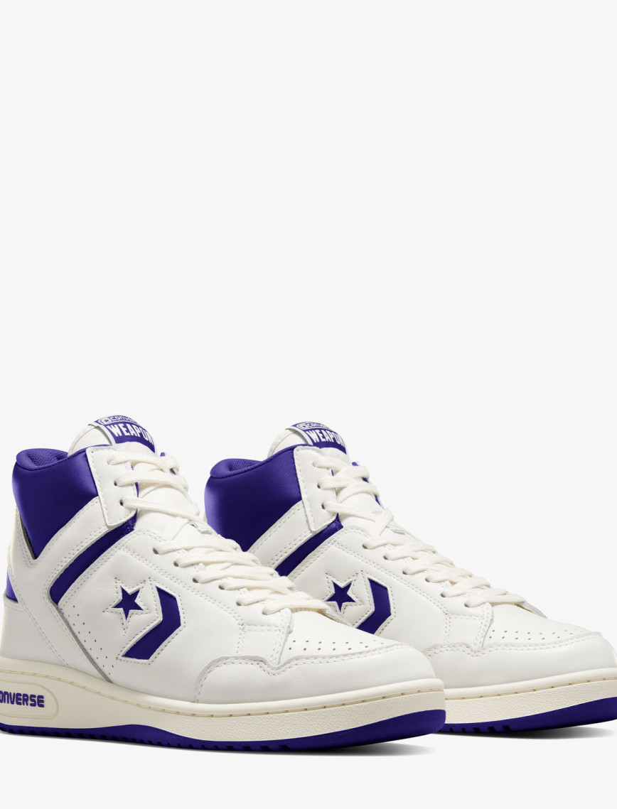 Converse Weapon Unisex Mor Deri Sneaker Converse Weapon Unisex Mor Deri Sneaker