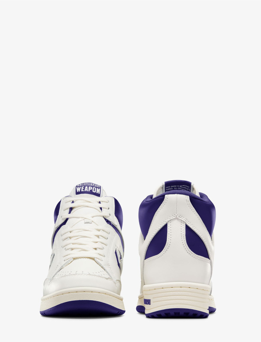 Converse Weapon Unisex Mor Deri Sneaker Converse Weapon Unisex Mor Deri Sneaker