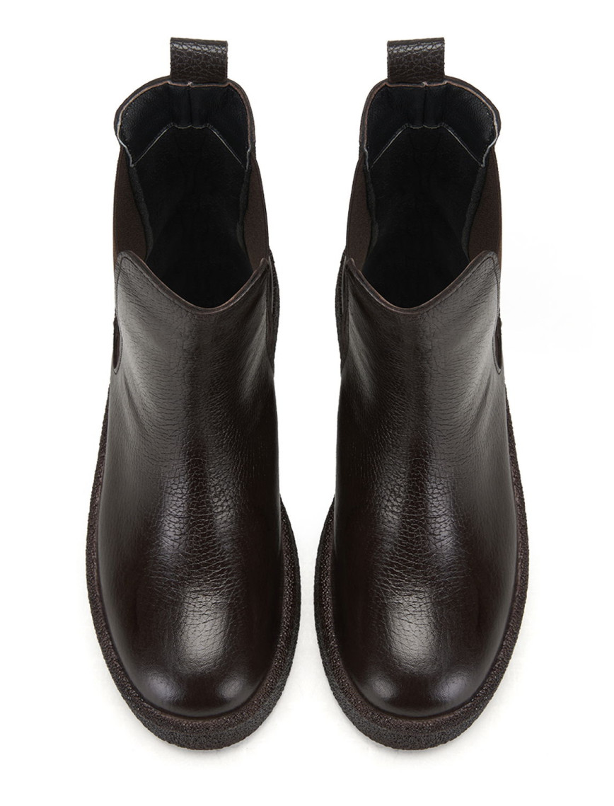 Alexis Kahve Kadın Lastikli Deri Chelsea Bot Alexis Kahve Kadın Lastikli Deri Chelsea Bot