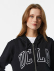 Ucla Joyce Aplikeli Kadın Siyah Hoodie Ucla Joyce Aplikeli Kadın Siyah Hoodie