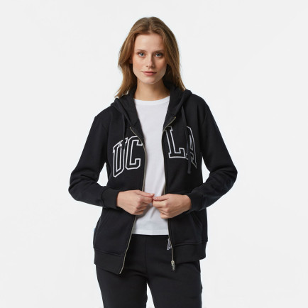 Ucla Joyce Aplikeli Kadın Siyah Hoodie Ucla Joyce Aplikeli Kadın Siyah Hoodie