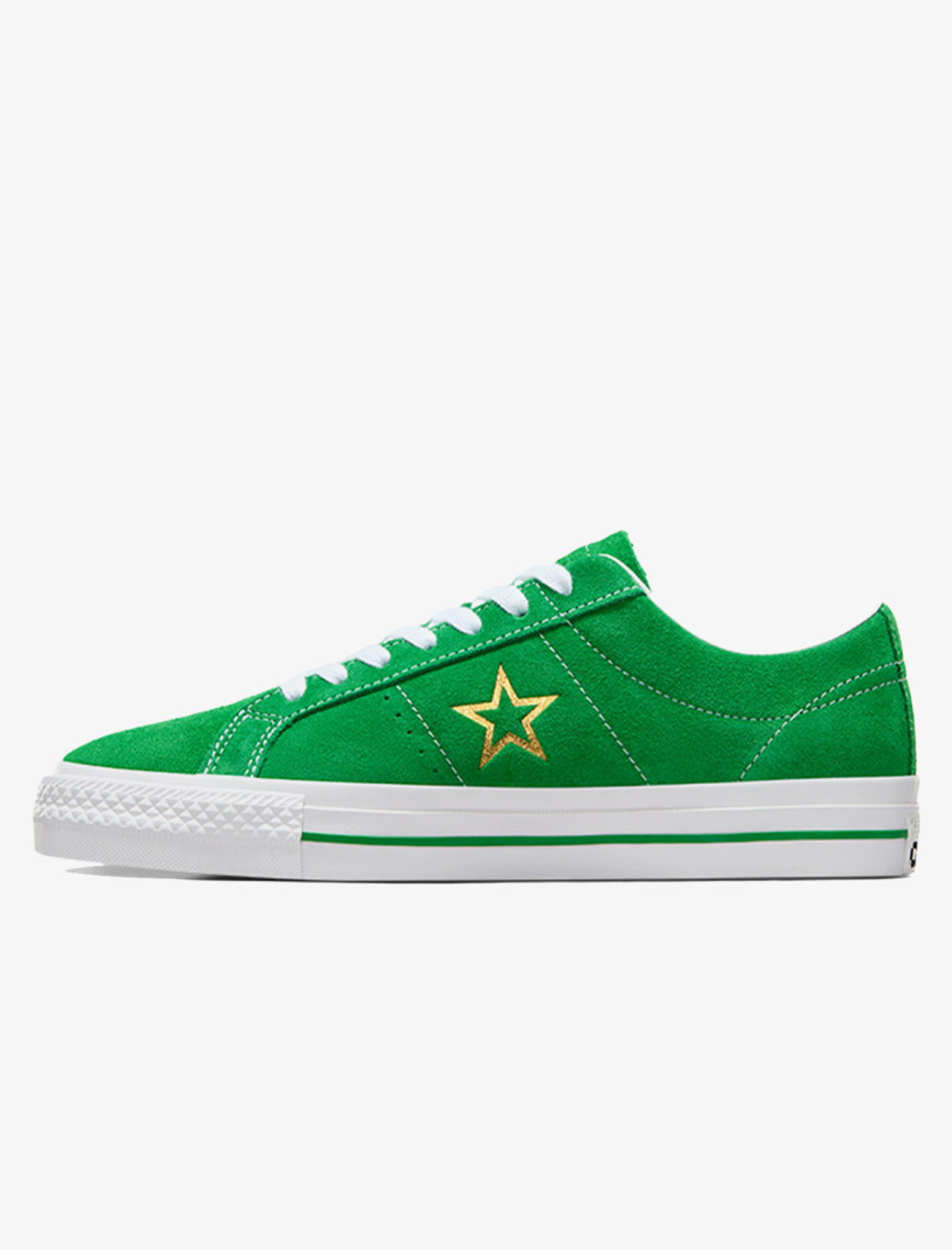 Converse Cons One Star Pro Unisex Yeşil Süet Sneaker Converse Cons One Star Pro Unisex Yeşil Süet Sneaker