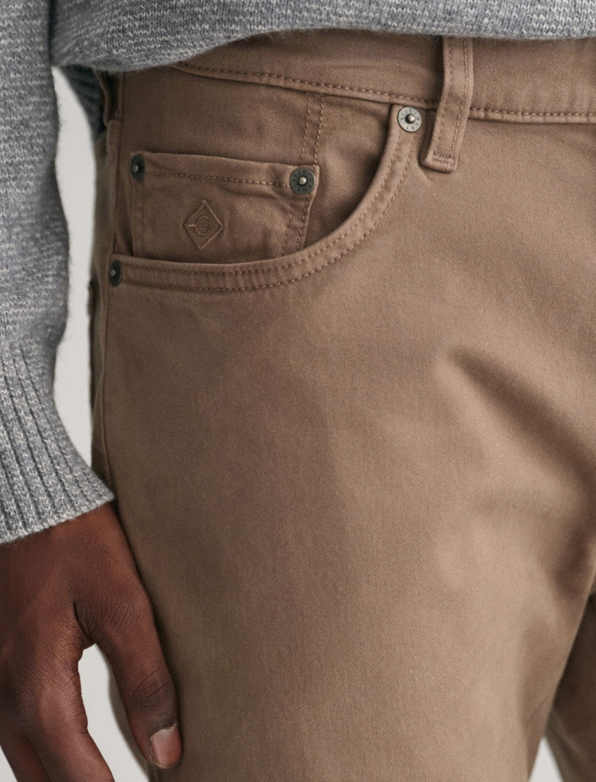GANT Erkek Kahverengi Slim Fit Jean GANT Erkek Kahverengi Slim Fit Jean