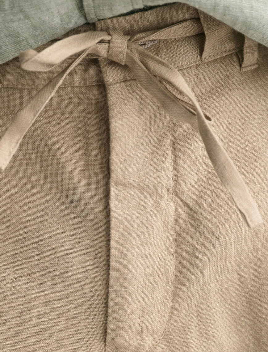 GANT Erkek Bej Relaxed Fit Keten Pantolon GANT Erkek Bej Relaxed Fit Keten Pantolon