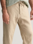 GANT Erkek Bej Relaxed Fit Keten Pantolon GANT Erkek Bej Relaxed Fit Keten Pantolon