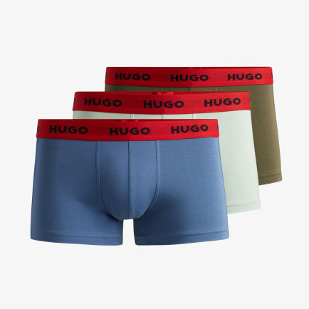 Hugo Trunk Trıplet Pack Erkek Renkli Boxer Hugo Trunk Trıplet Pack Erkek Renkli Boxer