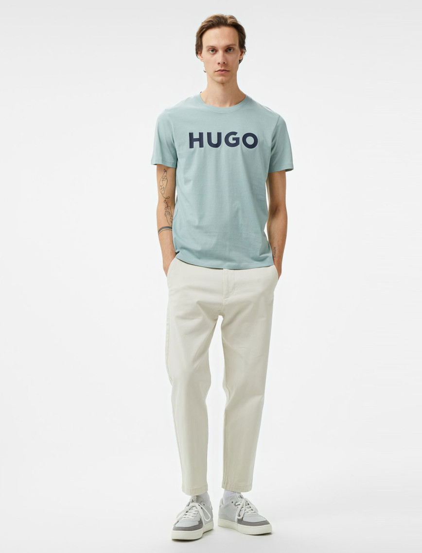 Hugo Dulivio Erkek Gri T-Shirt Hugo Dulivio Erkek Gri T-Shirt