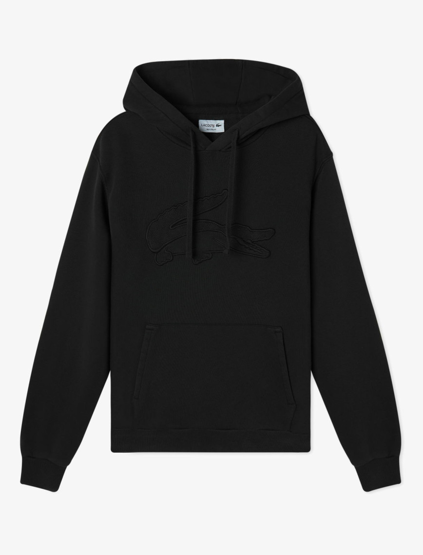 Lacoste Erkek Relaxed Fit Kapüşonlu Baskılı Siyah Sweatshirt Lacoste Erkek Relaxed Fit Kapüşonlu Baskılı Siyah Sweatshirt