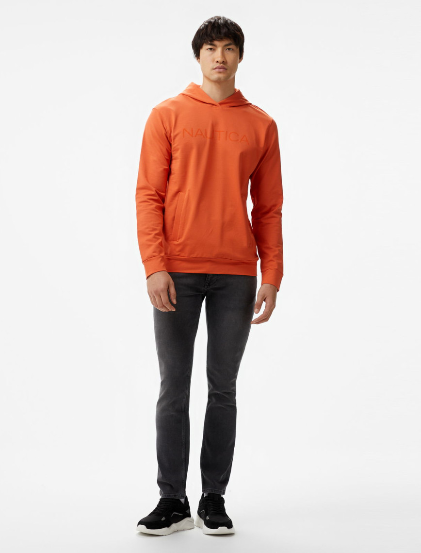 Nautica Erkek Turuncu Standart Fit Sweatshirt Nautica Erkek Turuncu Standart Fit Sweatshirt